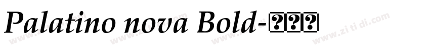 Palatino nova Bold字体转换 Palatino nova Bold字体转换